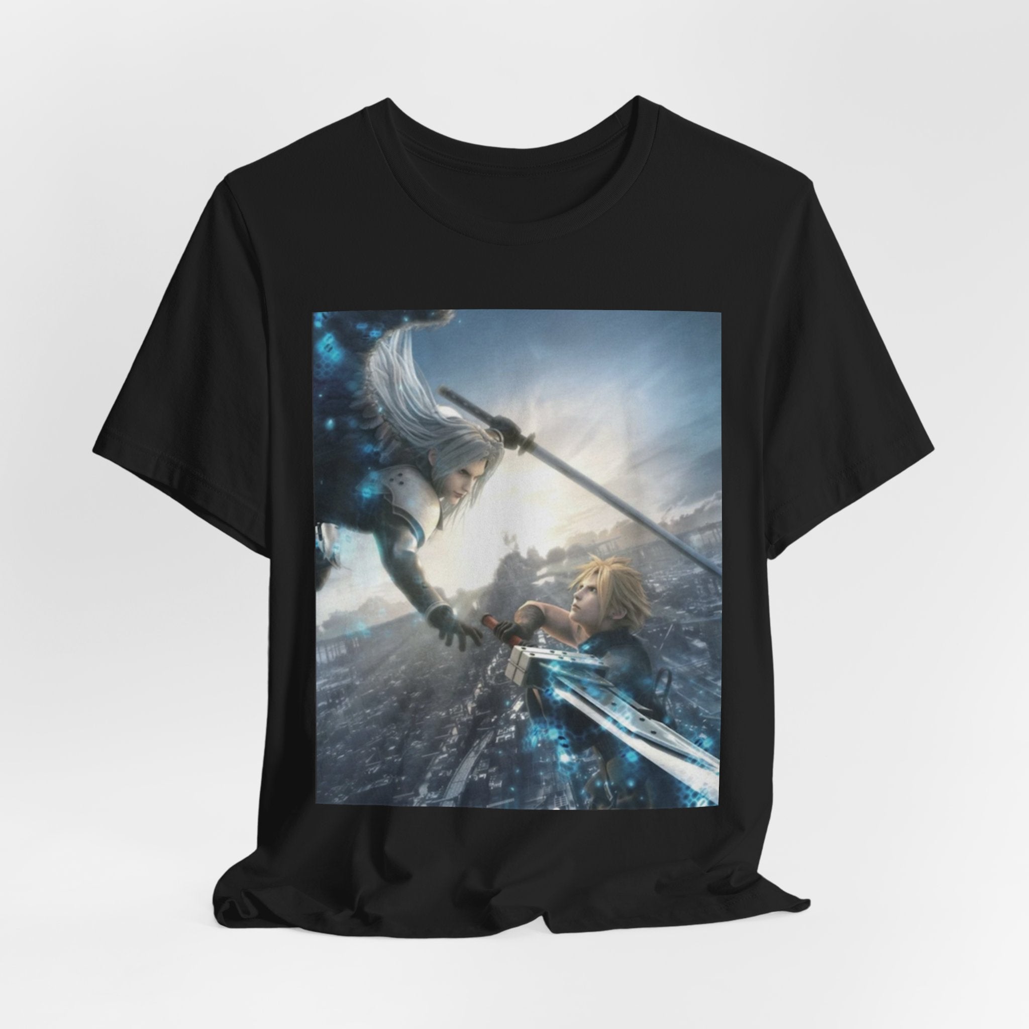 Legendary Blade Clash Tee – Anime Battle Graphic Shirt