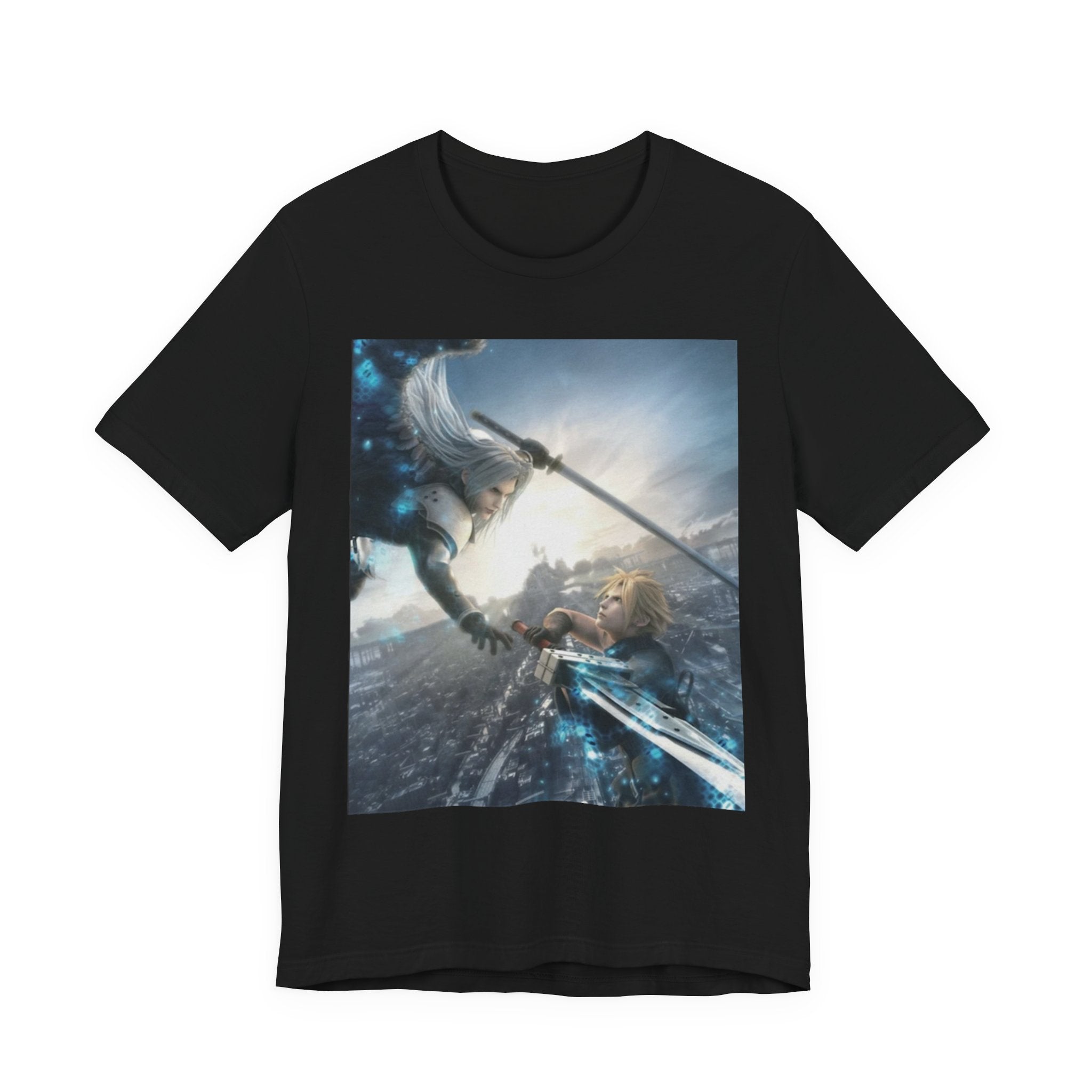 Legendary Blade Clash Tee – Anime Battle Graphic Shirt