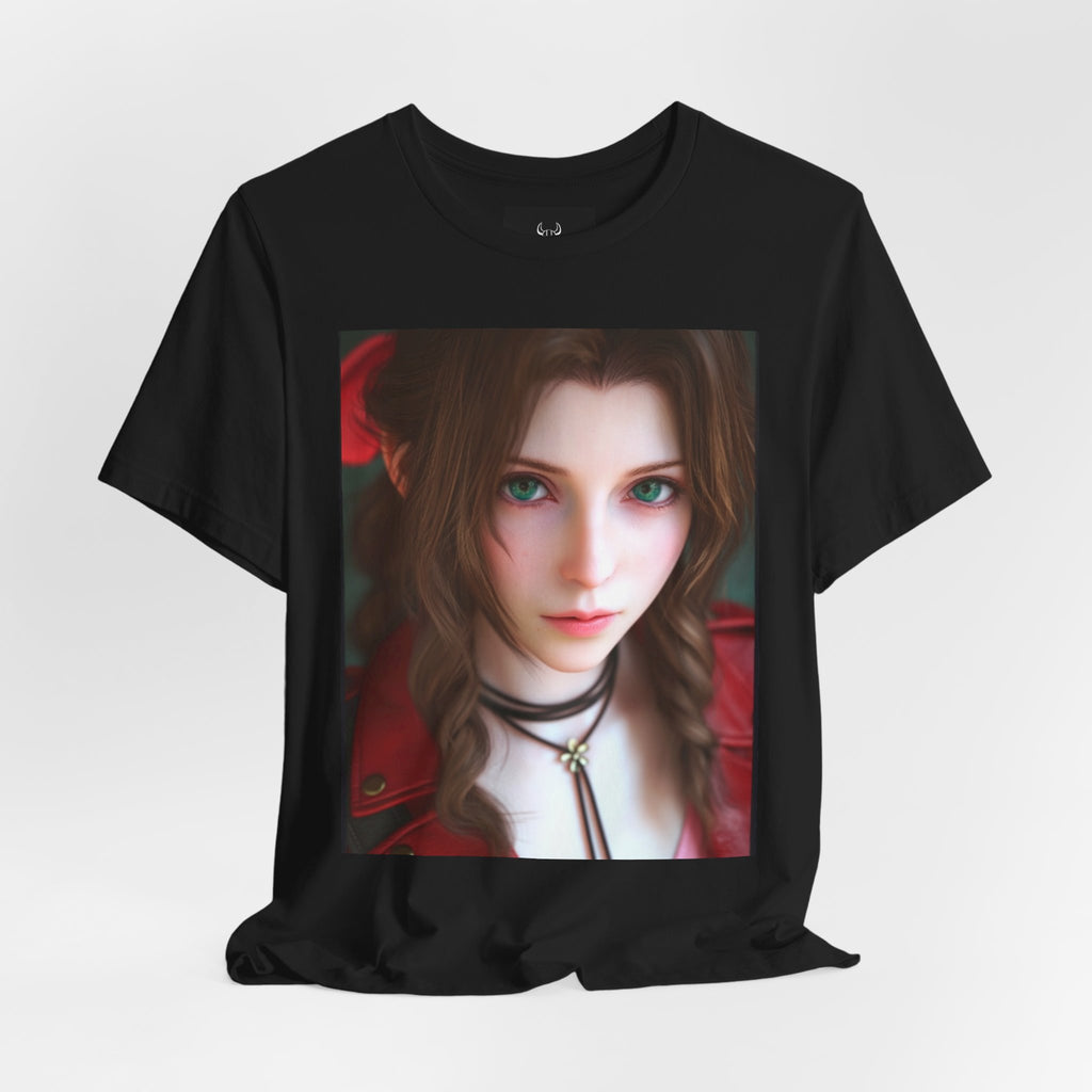 Aeroheart Portrait Tee — Fantasy Video Game Character Art Shirt