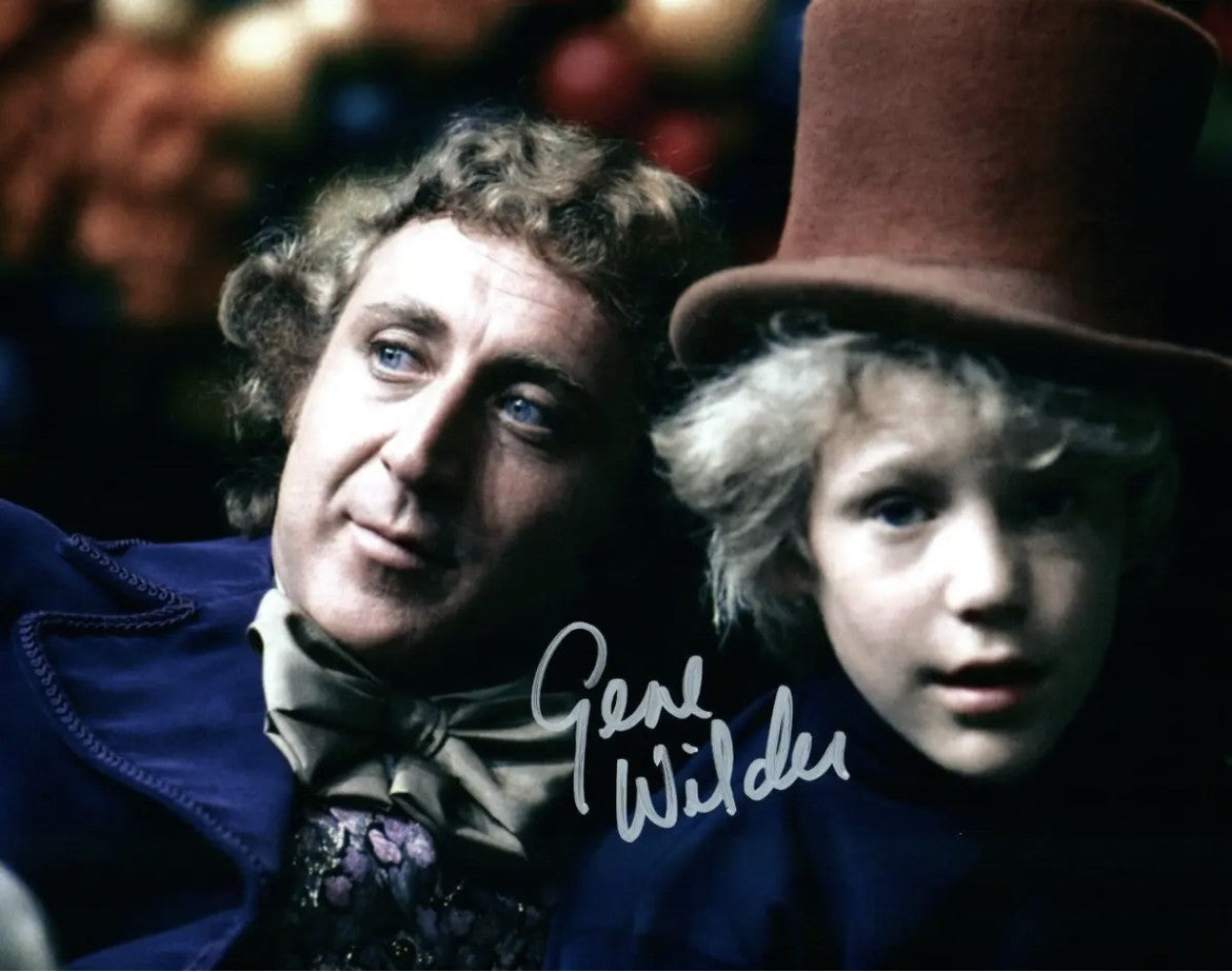 8x10 RePrint Of Gene Wilders Autograph